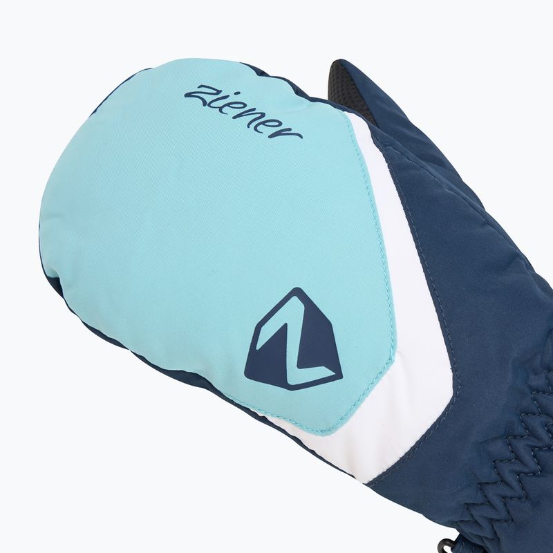 Rękawice narciarskie dziecięce ZIENER Loriano Aquashield Mitten dark navy 4