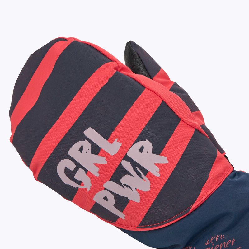 Rękawice narciarskie dziecięce ZIENER Liwani Aquashield PR Mitten fiery red 5