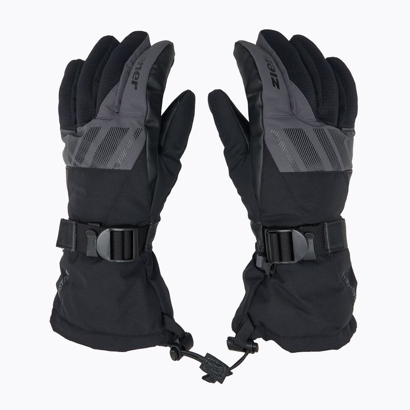 Rękawice narciarskie męskie ZIENER Ghalion Aquashield alpine black/magnet 4