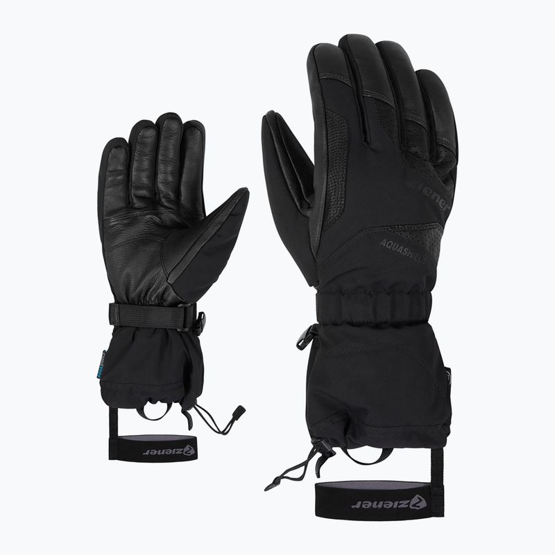 Rękawice narciarskie męskie ZIENER Gaiku-Z Aquashield AW black