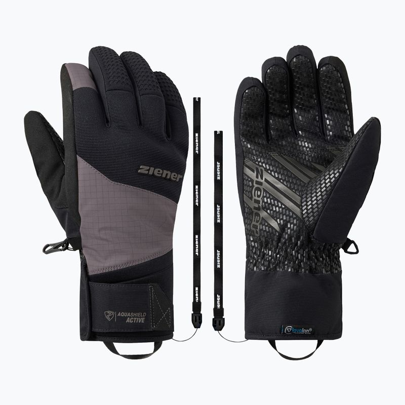 Rękawice narciarskie męskie Ziener Gastius-Z Aquashield AW Glove magnet