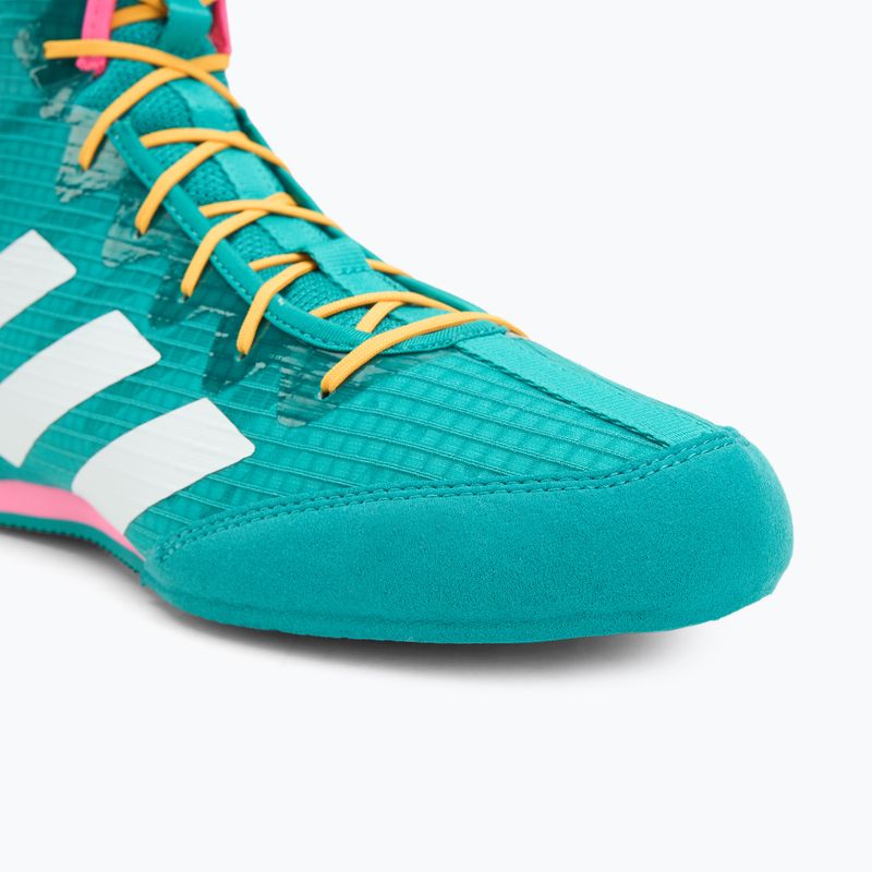 Buty bokserskie adidas Box Hog 4 turquise 7