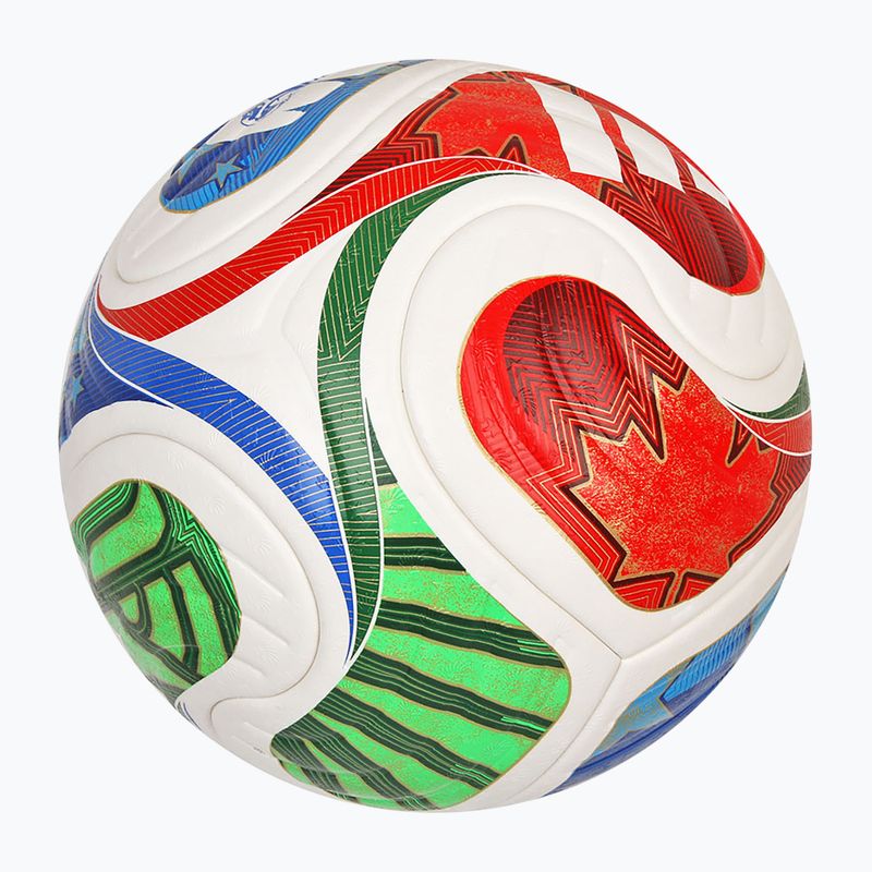Piłka do piłki nożnej adidas Trionda Pro World Cup white/blue rozmiar 5 4