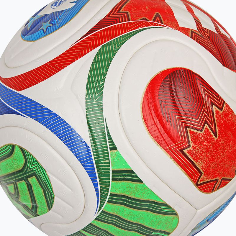 Piłka do piłki nożnej adidas Trionda Pro World Cup white/blue rozmiar 5 6