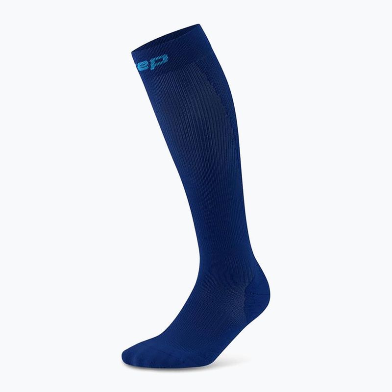 Skarpety kompresyjne damskie CEP Run Tall 5.0 dark blue 2