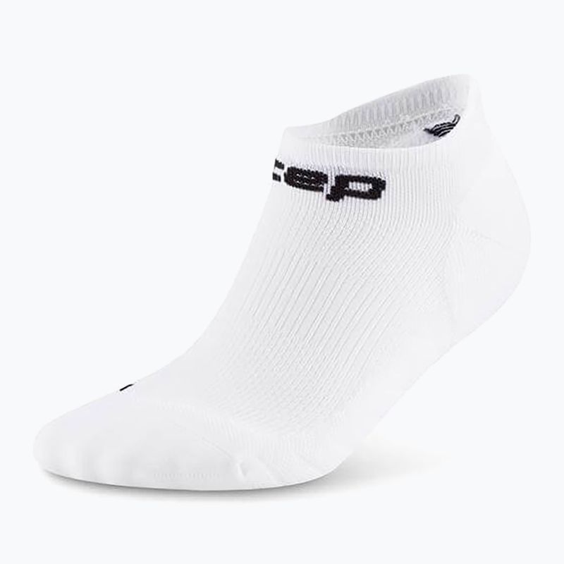 Skarpety kompresyjne damskie CEP Run No Show 5.0 white 2