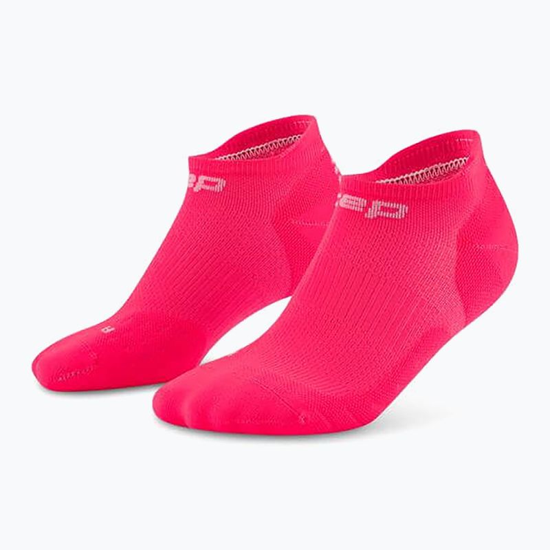 Skarpety kompresyjne damskie CEP Run No Show 5.0 pink