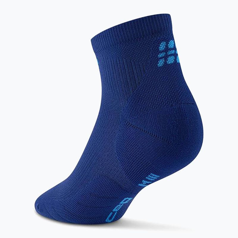 Skarpety kompresyjne damskie CEP Run Low Cut 5.0 dark blue 3