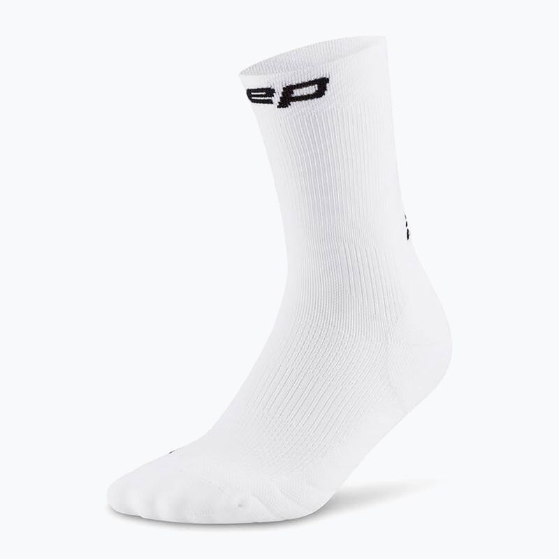 Skarpety kompresyjne damskie CEP Run Mid Cut 5.0 white 2