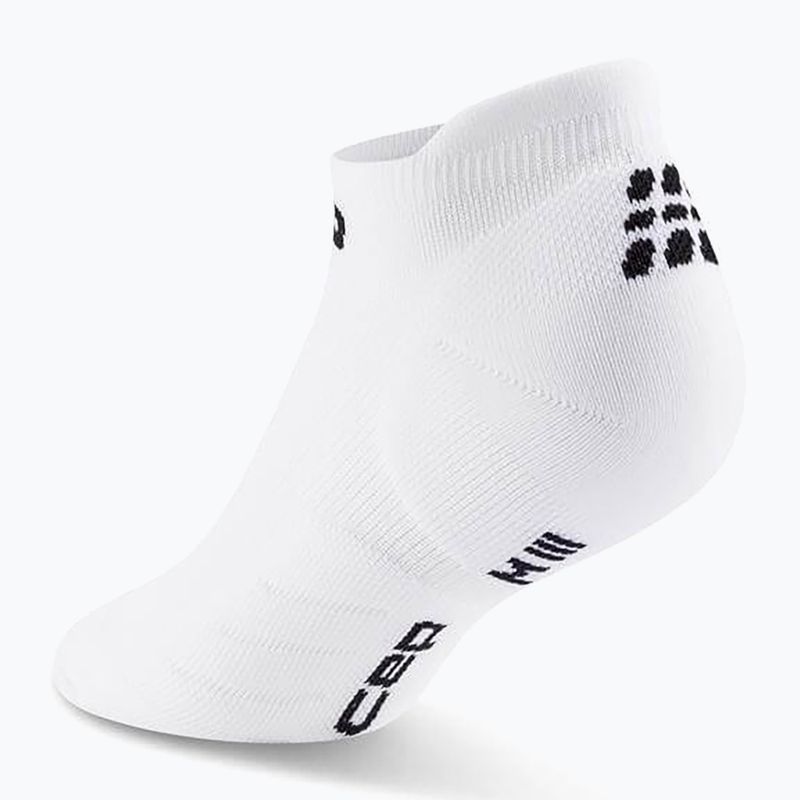Skarpety kompresyjne męskie CEP Run No Show 5.0 white 3