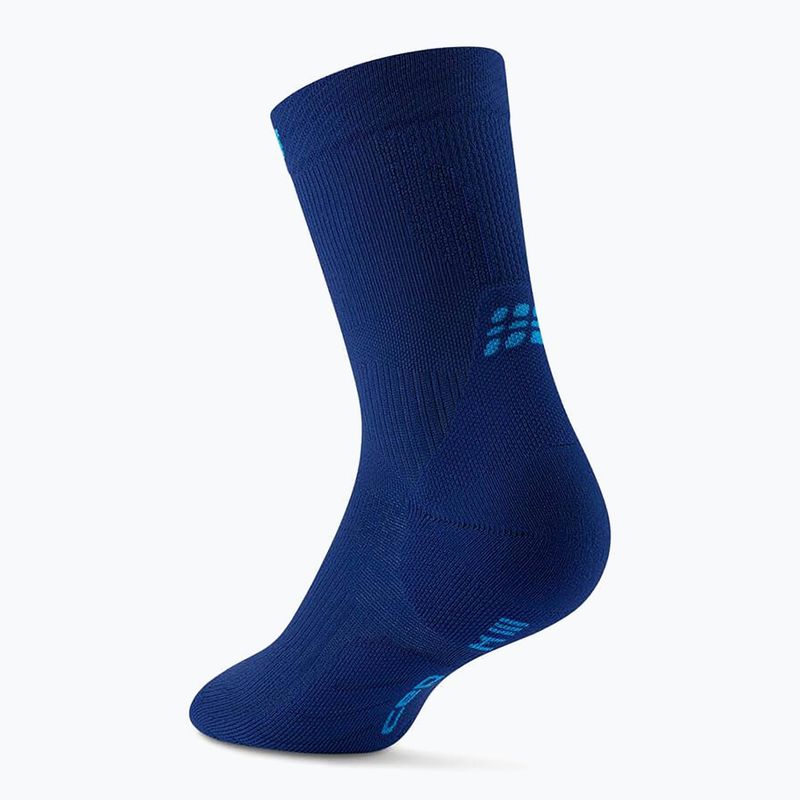 Skarpety kompresyjne męskie CEP Run Mid Cut 5.0 dark blue 3