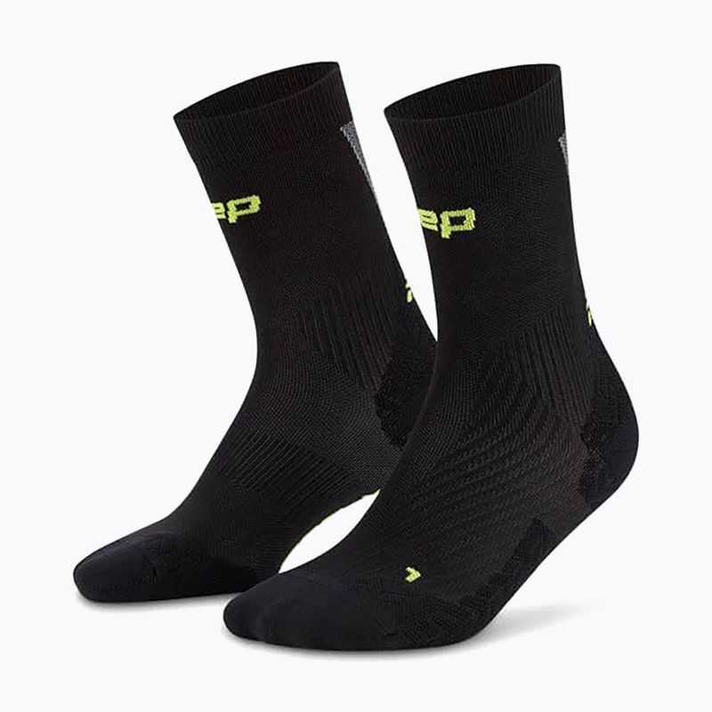 Skarpety damskie CEP Ultralight Mid Cut 4.0 black/grey