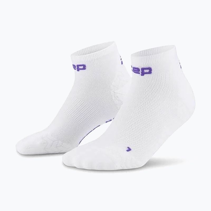 Skarpety kompresyjne męskie CEP Ultralight Low Cut 4.0 white