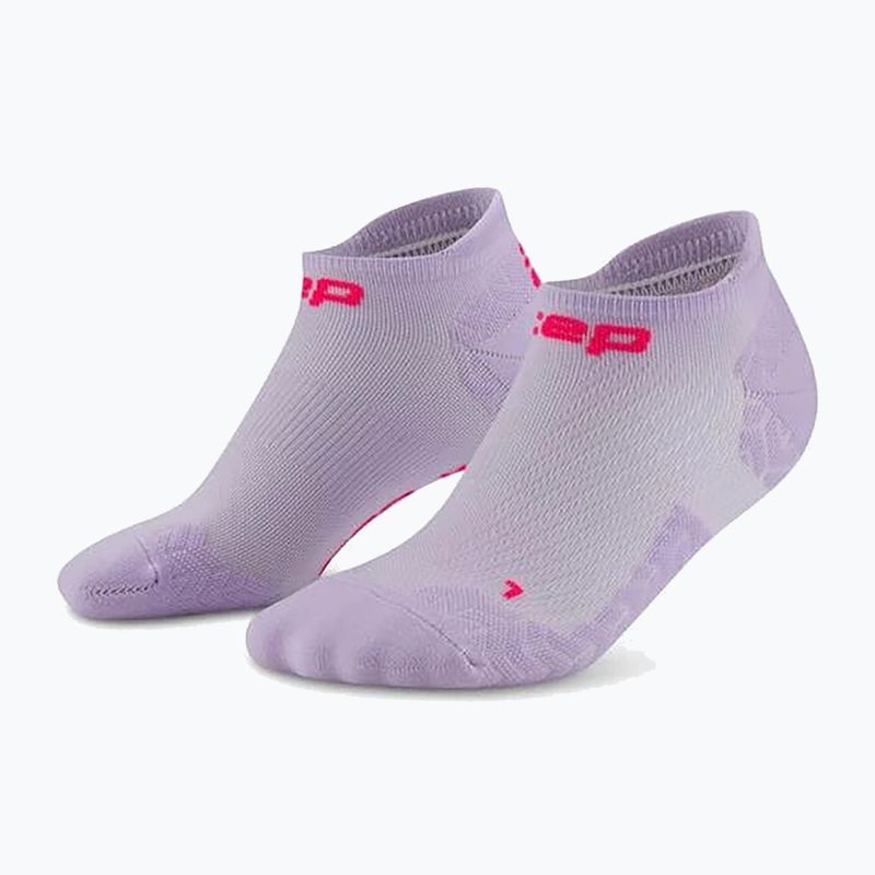 Skarpety kompresyjne męskie CEP Ultralight No Show 4.0 lilac