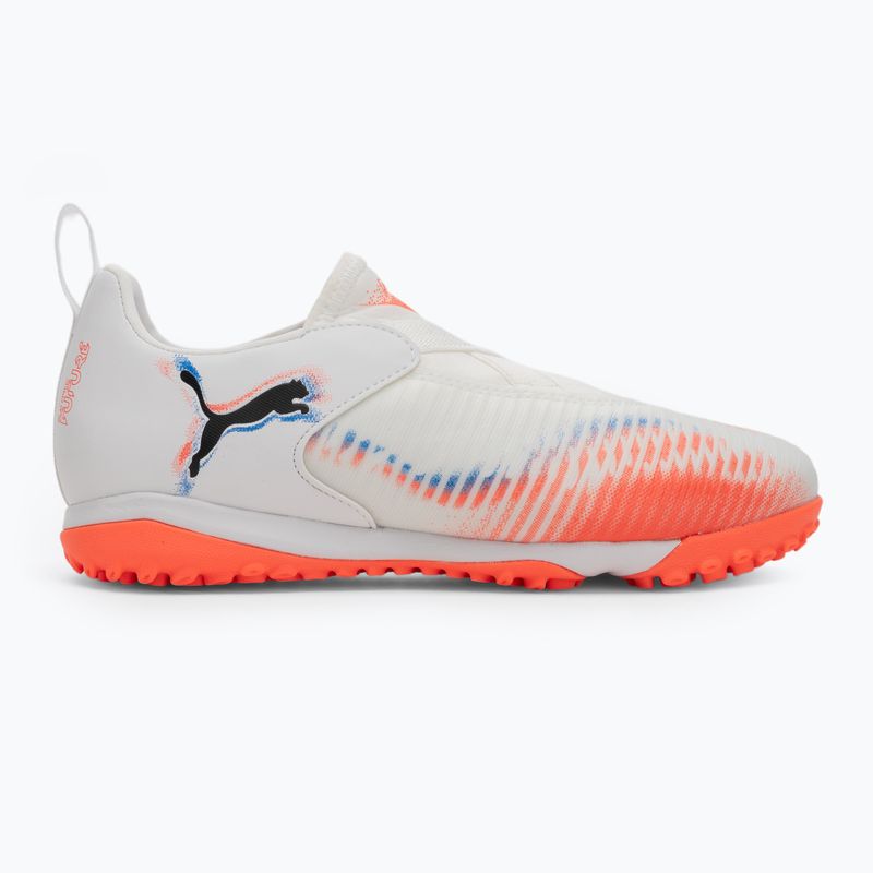 Buty piłkarskie dziecięce PUMA Future 8 Match LL TT + Mid Jr puma white/puma black/glowing red 2