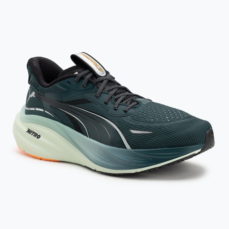 Buty do biegania męskie PUMA Magnify Nitro 3 green terrain/heat fire