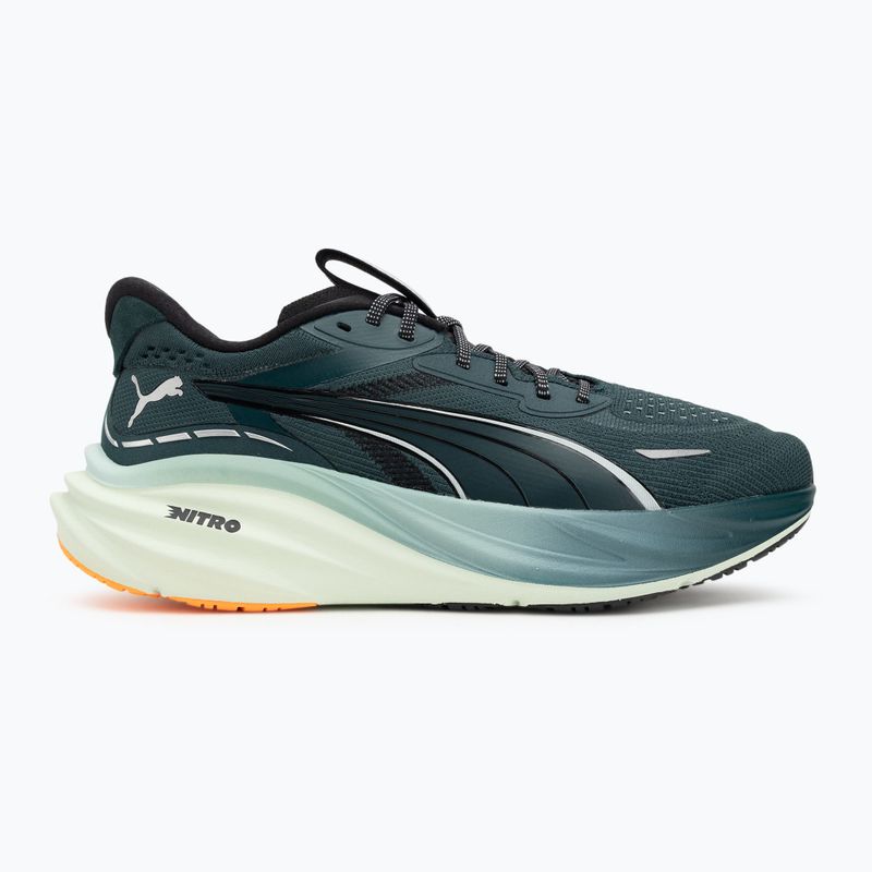 Buty do biegania męskie PUMA Magnify Nitro 3 green terrain/heat fire 2