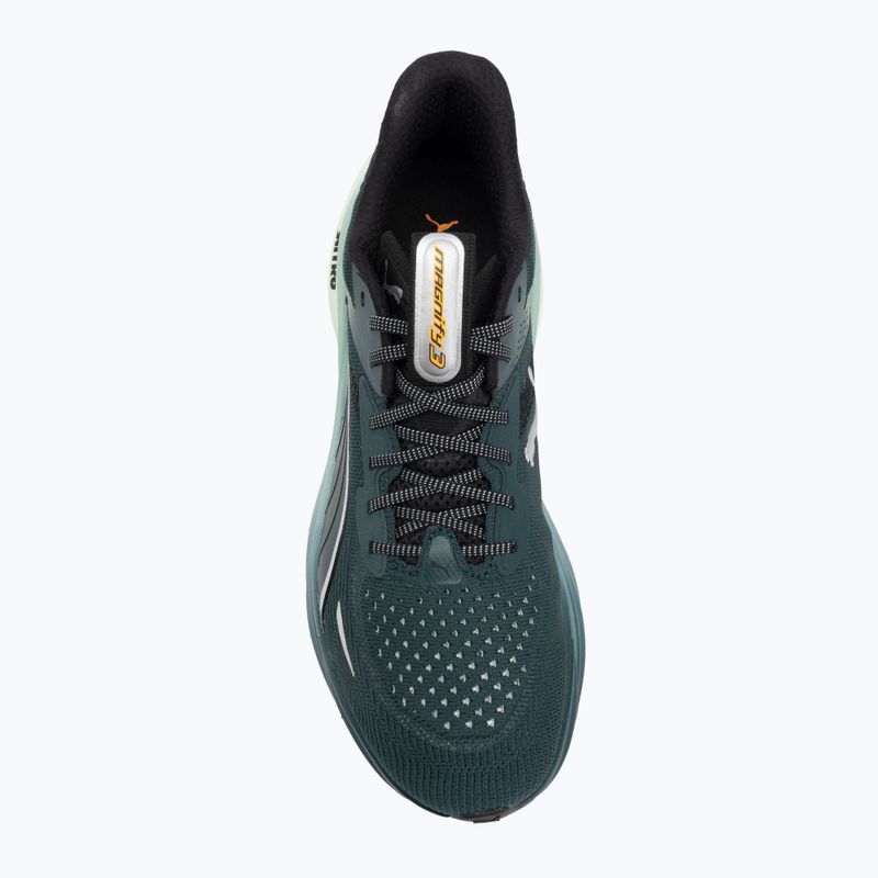 Buty do biegania męskie PUMA Magnify Nitro 3 green terrain/heat fire 5