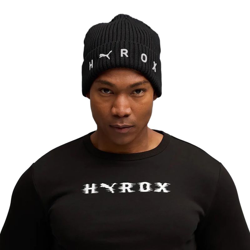 Czapka zimowa PUMA x HYROX Mid Crown Beanie black 4
