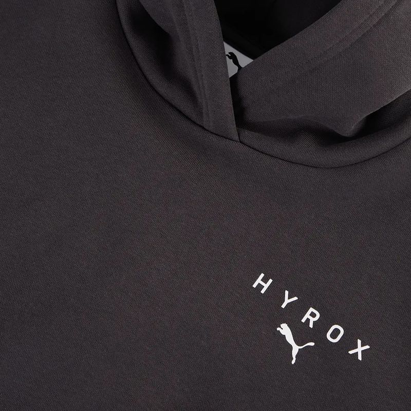 Bluza damska Puma Hyrox World Cropped Hoodie black/white 3