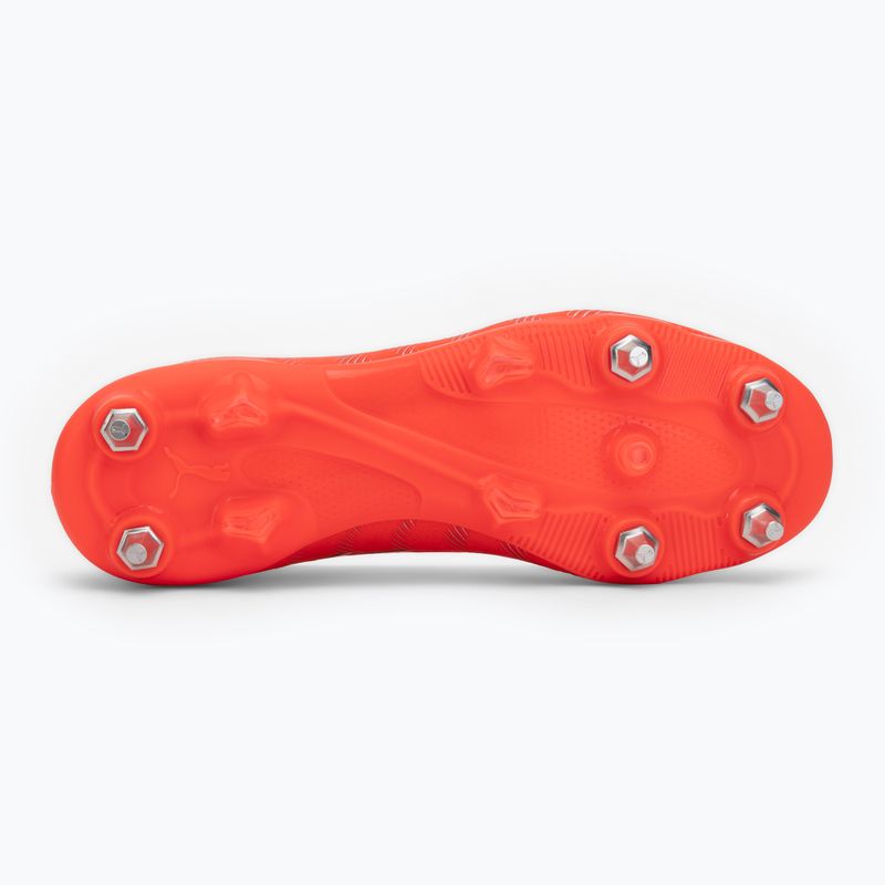 Buty piłkarskie męskie PUMA Future 9 Pro MxSG glowing red/puma white/puma black/puma silver 4