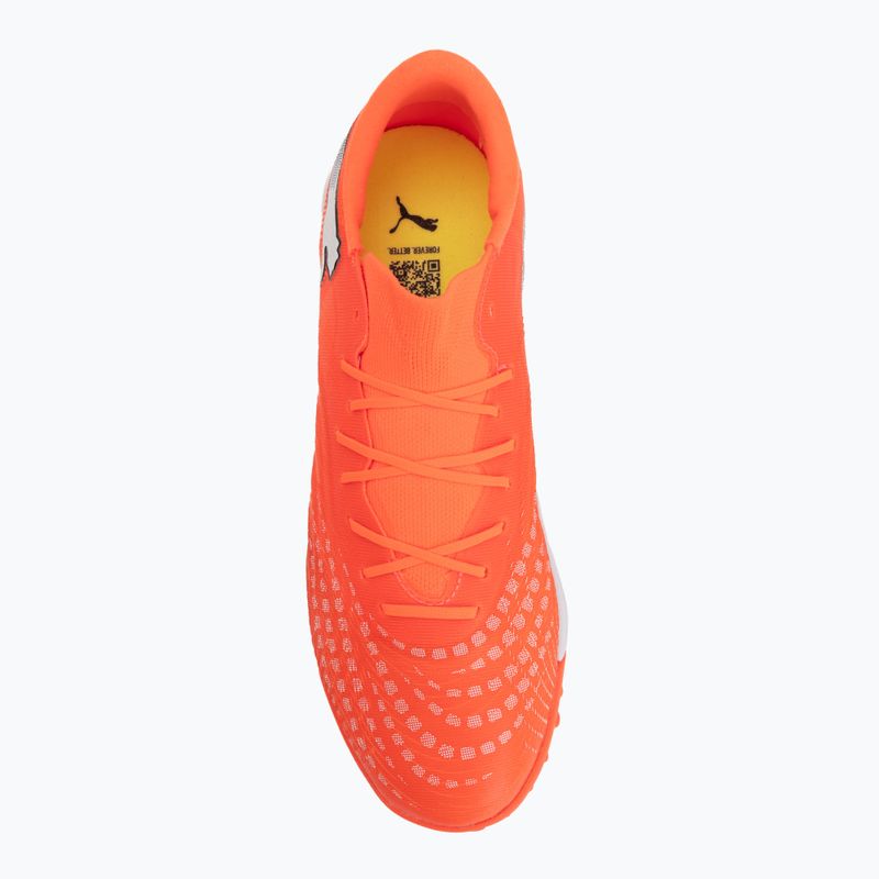 Buty piłkarskie PUMA Future 9 Match Fusion TT glowing red/puma white/puma black/puma silver 5