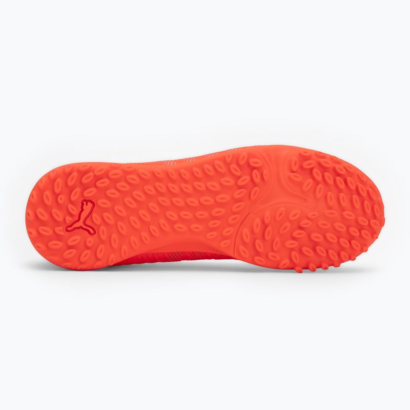 Buty piłkarskie dziecięce PUMA Future 9 Play TT Jr glowing red/puma white/puma black/puma silver 4