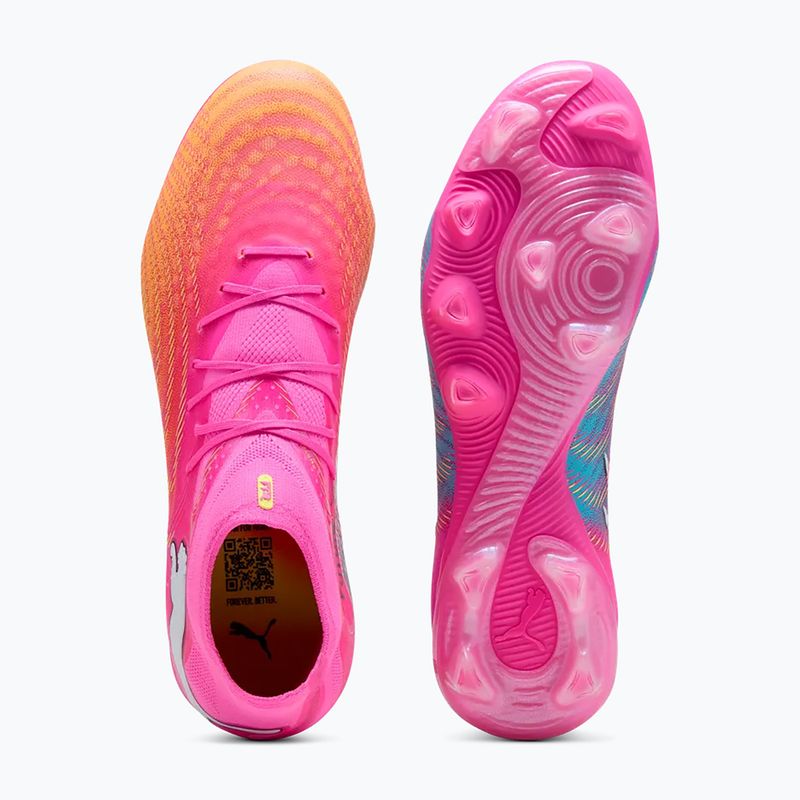 Buty piłkarskie PUMA Future 9 Pro FG/AG poison pink/sun stream/bright aqua/puma white 10