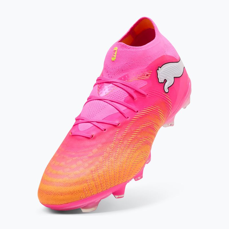 Buty piłkarskie PUMA Future 9 Pro FG/AG poison pink/sun stream/bright aqua/puma white 11