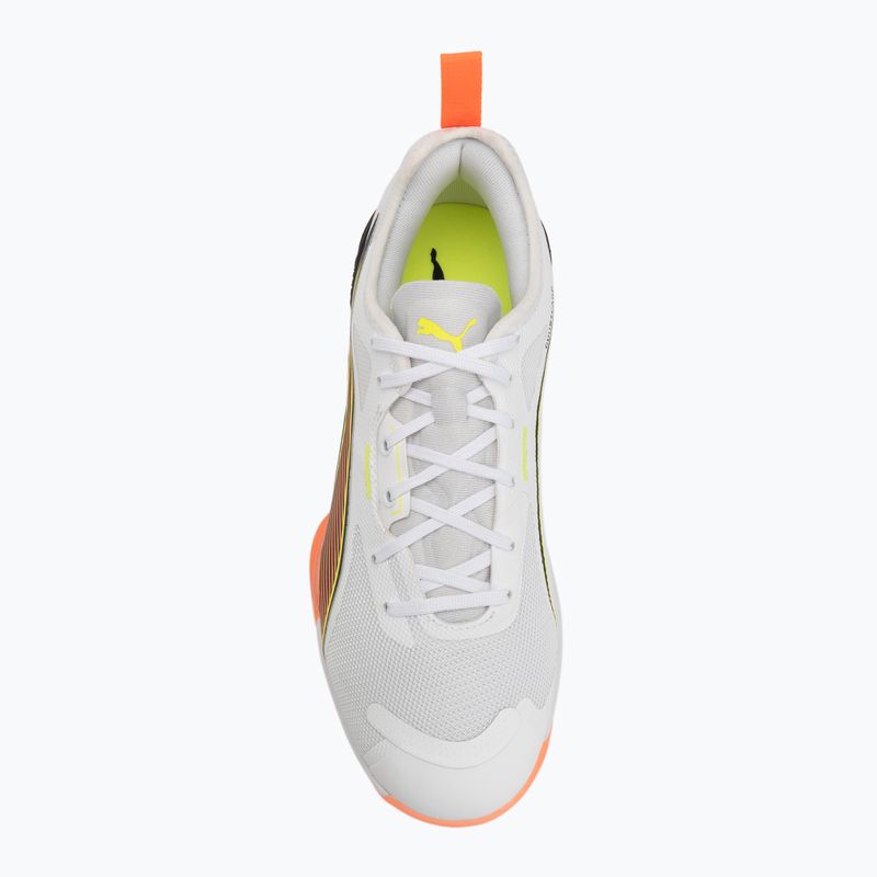 Buty do piłki ręcznej PUMA Eliminate Nitro 4 Game On puma white/glowing red/ultra blue 5