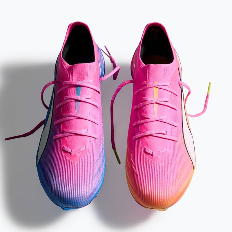 Buty piłkarskie PUMA Ultra 6 Ultimate FG poison pink/puma wht/sun stream/bright aqua/puma blk 14
