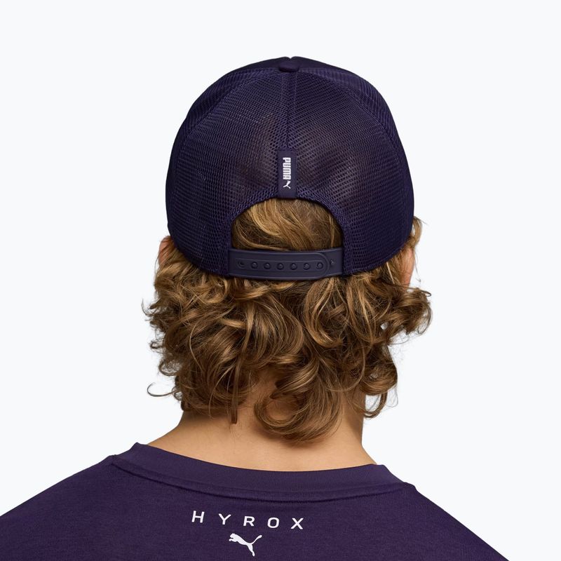 Czapka z daszkiem PUMA x HYROX Trucker purple 4
