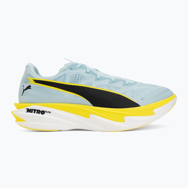 Buty do biegania męskie Puma Deviate Nitro Elite 4 fresh water/lemon crush/puma black 2
