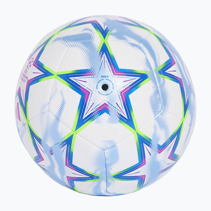 Piłka do piłki nożnej adidas UEFA Champions League Training 26/27 white/purple burst/glory blue size 4 2
