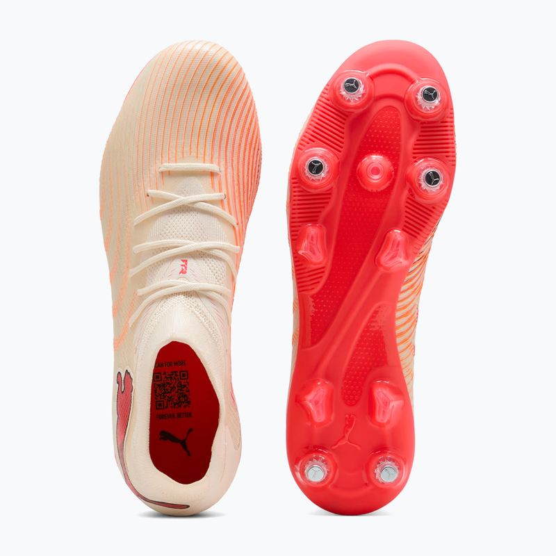 Buty piłkarskie PUMA Future 9 Match MxSG sugared almond/puma white/ultra red/puma black 12
