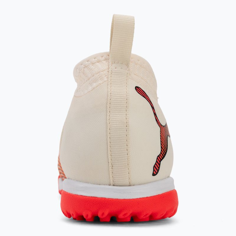 Buty piłkarskie dziecięce PUMA Future 9 Match TT+ Mid Jr sugared almond/puma white/ultra red/puma black 6