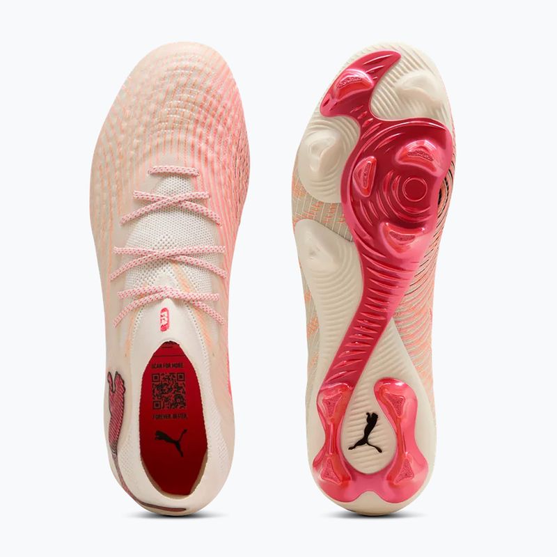 Buty piłkarskie PUMA Future 9 Ultimate Low FG sugared almond/puma white/ultra red/puma black 13