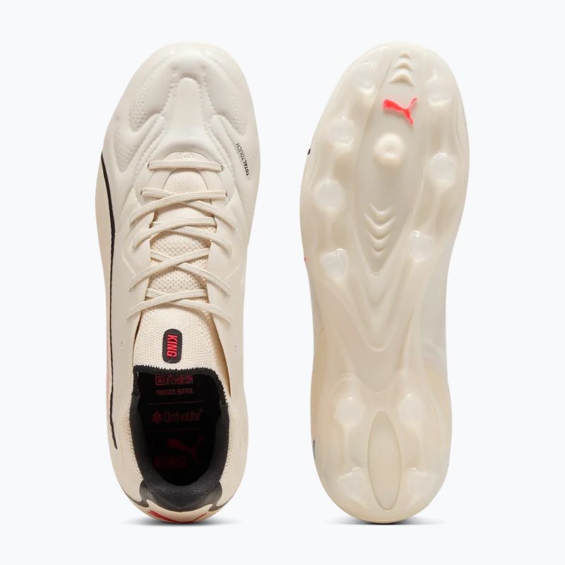 Buty piłkarskie PUMA King 20 Pro FG/AG sugared almond/puma black/ultra red 12