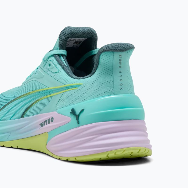 Buty treningowe PUMA x HYROX Activate Nitro TR intense mint/light lavender/sunny lime/herb garden 13