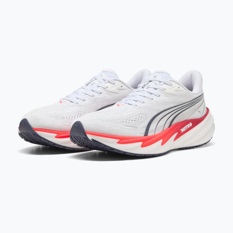 Buty do biegania męskie Puma Velocity Nitro 5 puma white/ultra red 10