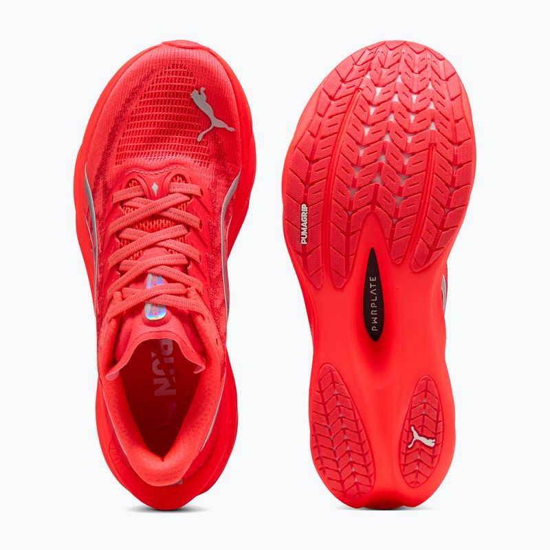 Buty do biegania damskie PUMA Deviate Nitro 4 ultra red/puma silver 13