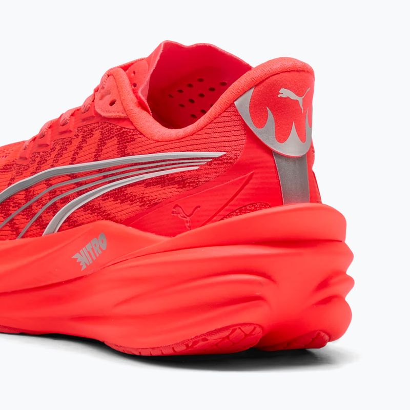 Buty do biegania damskie PUMA Deviate Nitro 4 ultra red/puma silver 14