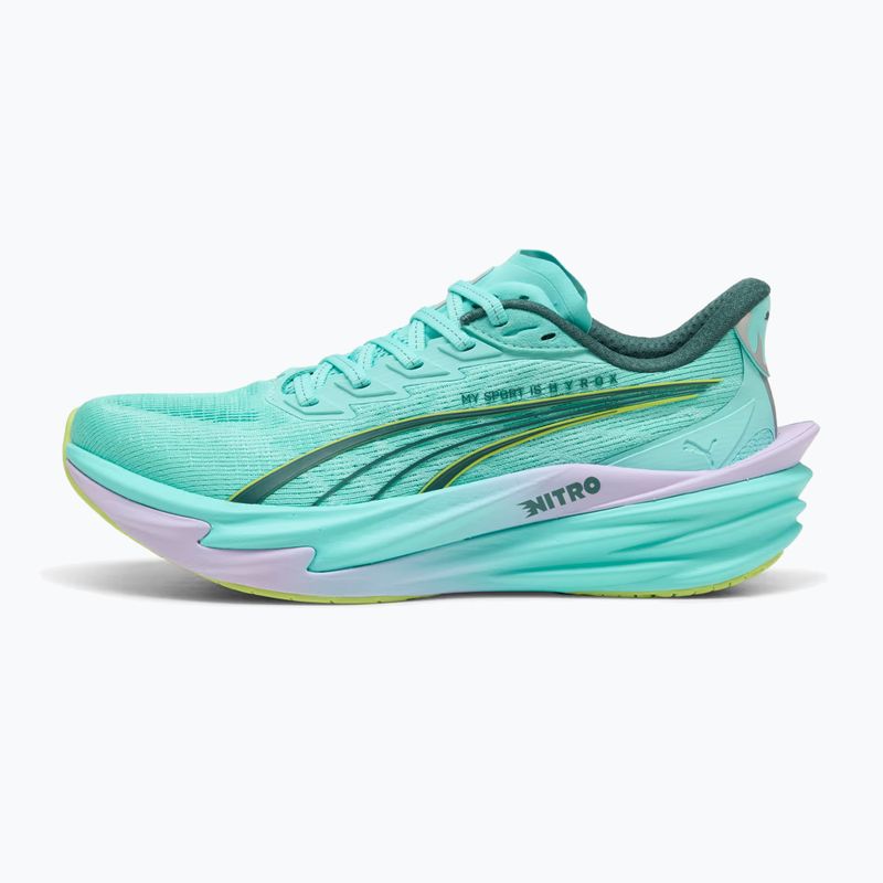 Buty treningowe damskie PUMA x HYROX Deviate Nitro 4 intense mint/light lavender 8