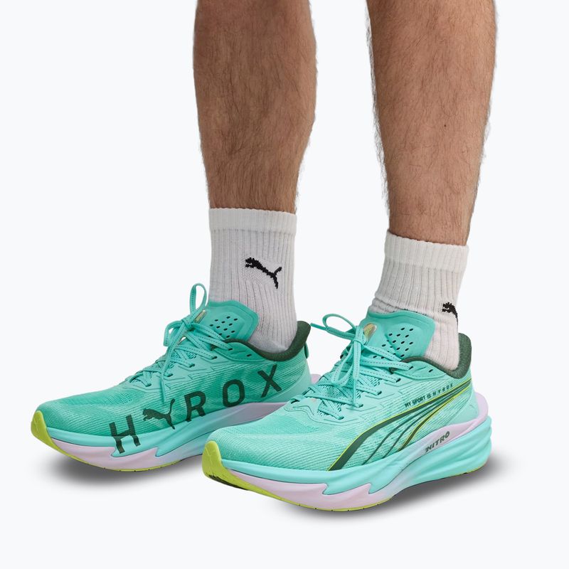 Buty treningowe PUMA x HYROX Deviate Nitro 4 intense mint/light lavender 14