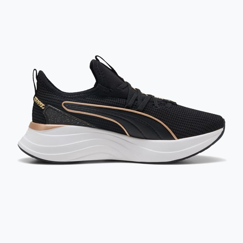 Buty damskie PUMA Softride Sabrina Polished Chrome puma black/puma white/puma gold 9