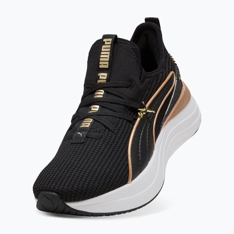 Buty damskie PUMA Softride Sabrina Polished Chrome puma black/puma white/puma gold 11