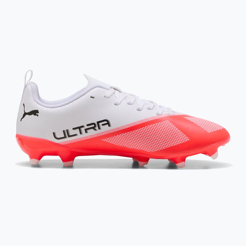 Buty piłkarskie dziecięce Puma Ultra 7 Play FG/AG Jr Ultra Red/Puma Black/Puma White 9
