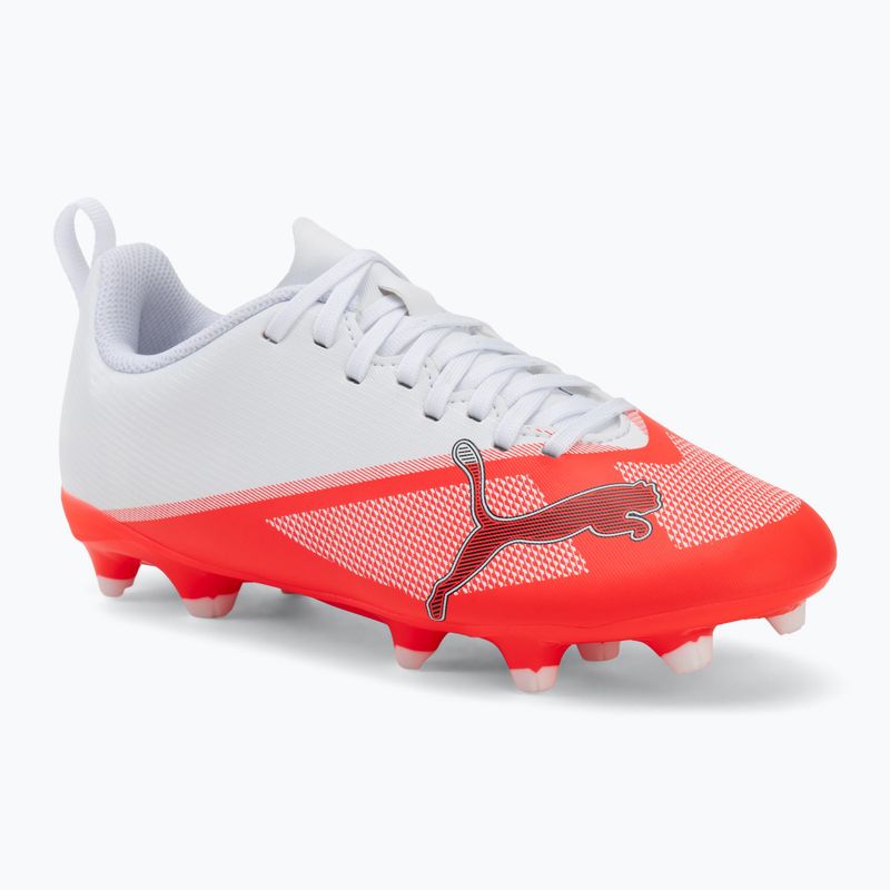 Buty piłkarskie dziecięce Puma Ultra 7 Play FG/AG Jr Ultra Red/Puma Black/Puma White