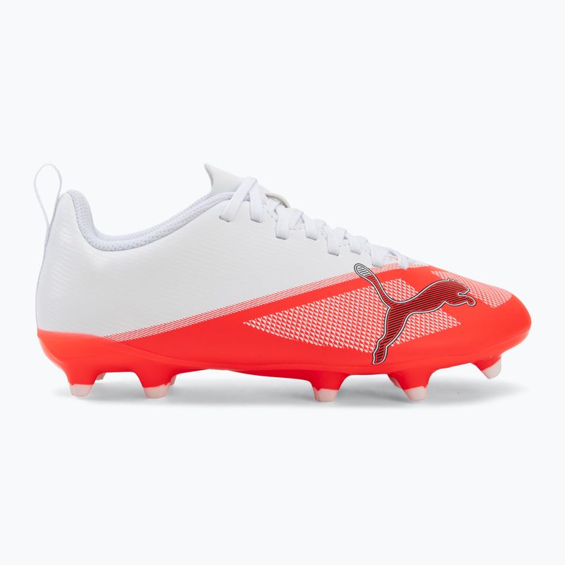 Buty piłkarskie dziecięce Puma Ultra 7 Play FG/AG Jr Ultra Red/Puma Black/Puma White 2