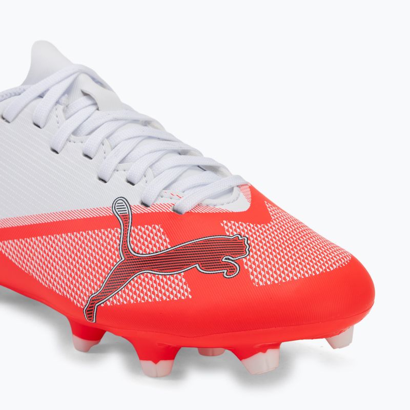 Buty piłkarskie dziecięce Puma Ultra 7 Play FG/AG Jr Ultra Red/Puma Black/Puma White 7